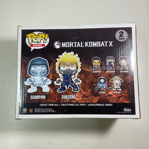 Mortal Kombat - Scorpion & Sub-Zero 2 Pack Funko Pop Gamestop Exclusive