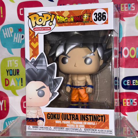 Goku Ultra Instinct - Dragon Ball Z Funko Pop 386 Vinyl Figure (11.4 Cm L × 8.9 Cm W × 15.9 Cm H)