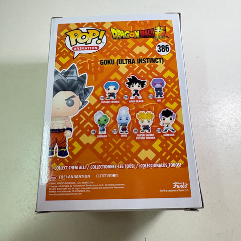 Goku Ultra Instinct - Dragon Ball Z Funko Pop 386 Vinyl Figure (11.4 Cm L × 8.9 Cm W × 15.9 Cm H)