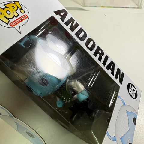 BOX FLAWS VIEW PHOTOS Andorian - Star Trek Funko Pop 85 Vinyl Figure (11.4 Cm L × 8.9 Cm W × 15.9 Cm H)
