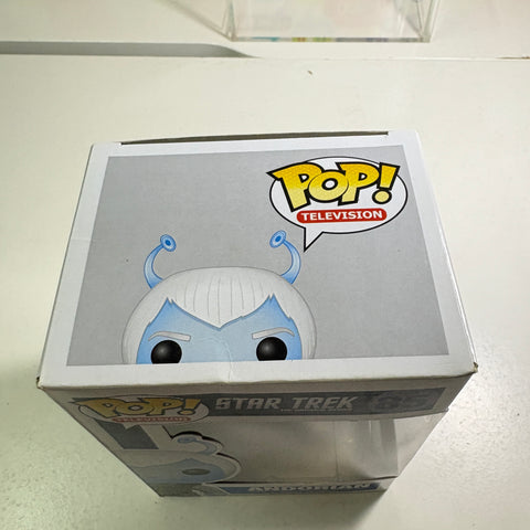 BOX FLAWS VIEW PHOTOS Andorian - Star Trek Funko Pop 85 Vinyl Figure (11.4 Cm L × 8.9 Cm W × 15.9 Cm H)
