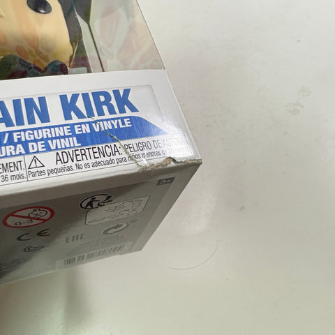 SEVERE BOX DAMAGE VIEW PHOTOS Captain Kirk - Star Trek Funko Pop 1136 Vinyl Figure (11.4 Cm L × 8.9 Cm W × 15.9 Cm H)