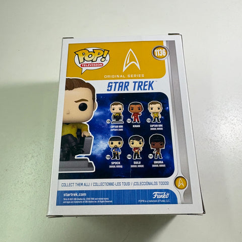 SEVERE BOX DAMAGE VIEW PHOTOS Captain Kirk - Star Trek Funko Pop 1136 Vinyl Figure (11.4 Cm L × 8.9 Cm W × 15.9 Cm H)