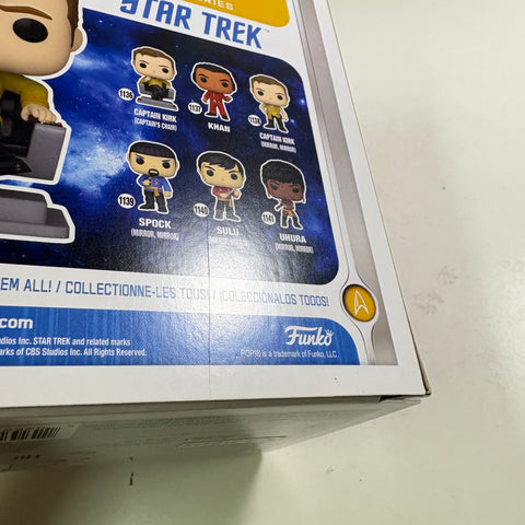 SEVERE BOX DAMAGE VIEW PHOTOS Captain Kirk - Star Trek Funko Pop 1136 Vinyl Figure (11.4 Cm L × 8.9 Cm W × 15.9 Cm H)