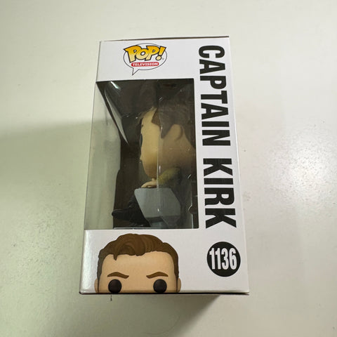 SEVERE BOX DAMAGE VIEW PHOTOS Captain Kirk - Star Trek Funko Pop 1136 Vinyl Figure (11.4 Cm L × 8.9 Cm W × 15.9 Cm H)