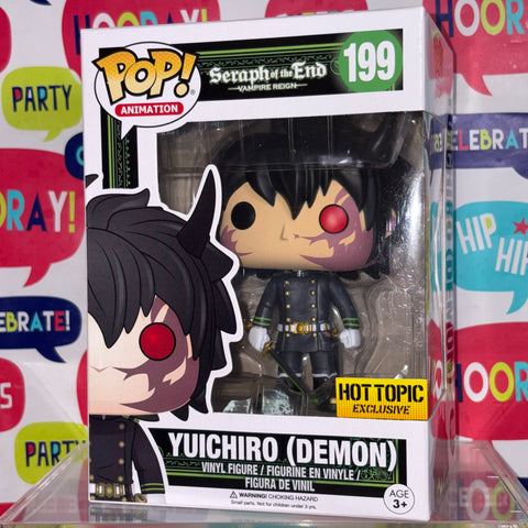 Seraph of The End - Yuichiro (Demon) Funko Pop 199 Hot Topic Exclusive