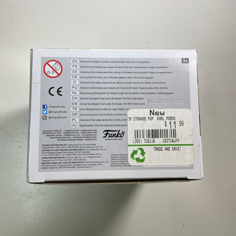 Karl Mordo (Doctor Strange): Marvel Funko Pop 170