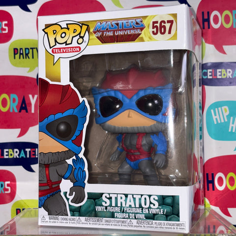 Stratos - Masters of the Universe Funko Pop 567 Vinyl Figure (11.4 Cm L × 8.9 Cm W × 15.9 Cm H)