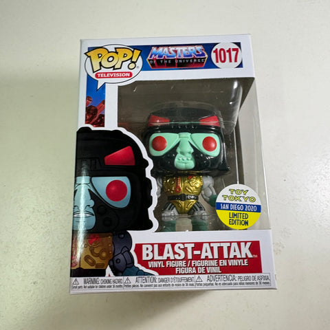 Blast-Attak CON STICKER - Masters of the Universe Funko Pop Vinyl Figure (11.4 Cm L × 8.9 Cm W × 15.9 Cm H)