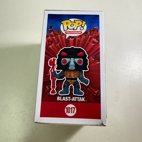 BOX FLAWS VIEW PHOTOS Blast-Attak - Masters of the Universe Funko Pop 1017 Vinyl Figure (11.4 Cm L × 8.9 Cm W × 15.9 Cm H)
