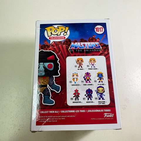 BOX FLAWS VIEW PHOTOS Blast-Attak - Masters of the Universe Funko Pop 1017 Vinyl Figure (11.4 Cm L × 8.9 Cm W × 15.9 Cm H)