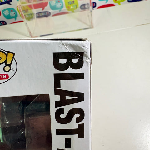 BOX FLAWS VIEW PHOTOS Blast-Attak - Masters of the Universe Funko Pop 1017 Vinyl Figure (11.4 Cm L × 8.9 Cm W × 15.9 Cm H)
