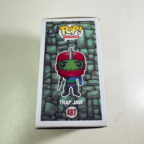 BOX FLAWS VIEW PHOTOS Trap Jaw Specialty - Masters of the Universe Funko Pop 487 Vinyl Figure (11.4 Cm L × 8.9 Cm W × 15.9 Cm H)