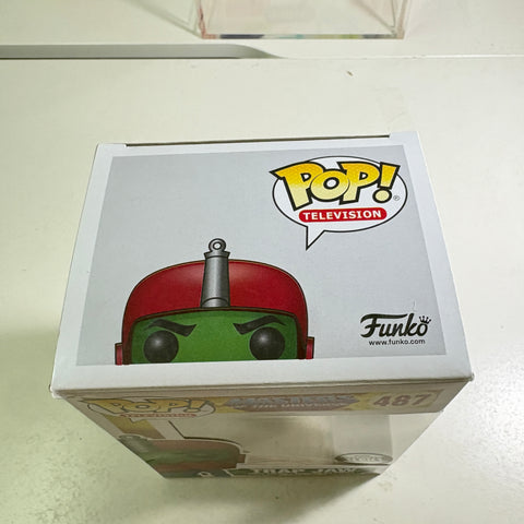 BOX FLAWS VIEW PHOTOS Trap Jaw Specialty - Masters of the Universe Funko Pop 487 Vinyl Figure (11.4 Cm L × 8.9 Cm W × 15.9 Cm H)