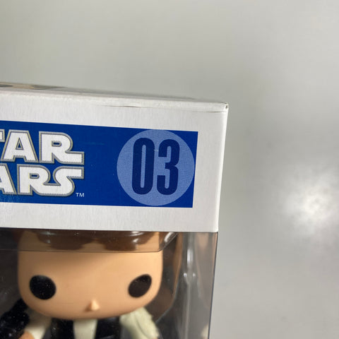 Star Wars - Han Solo Funko Pop 03 Large Font/Blue Box/2011 Release