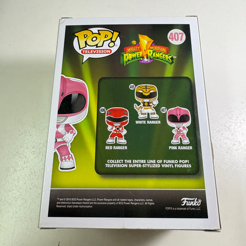 Pink Ranger (Metallic) - Power Ranger Funko Pop 407 Exclusive (11.4 Cm L × 8.9 Cm W × 15.9 Cm H)