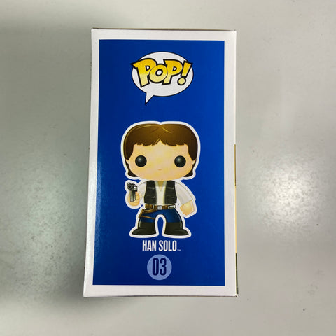Star Wars - Han Solo Funko Pop 03 Large Font/Blue Box/2011 Release