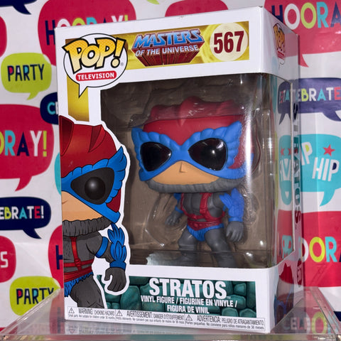 Stratos - Masters of The Universe Funko Pop 567 (11.4 Cm L × 8.9 Cm W × 15.9 Cm H)