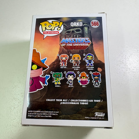 BOX FLAWS VIEW PHOTOS Orko - Masters of The Universe Funko Pop 566 (11.4 Cm L × 8.9 Cm W × 15.9 Cm H)