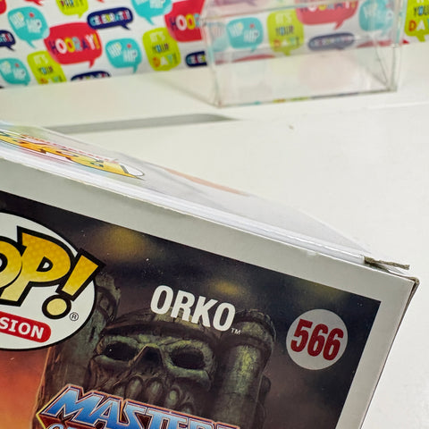 BOX FLAWS VIEW PHOTOS Orko - Masters of The Universe Funko Pop 566 (11.4 Cm L × 8.9 Cm W × 15.9 Cm H)