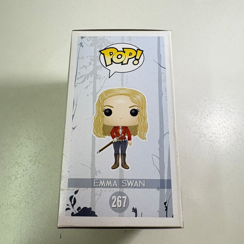 BOX FLAW VIEW PHOTOS Once Upon a Time - Emma Swan Funko Pop 267 (11.4 Cm L × 8.9 Cm W × 15.9 Cm H)
