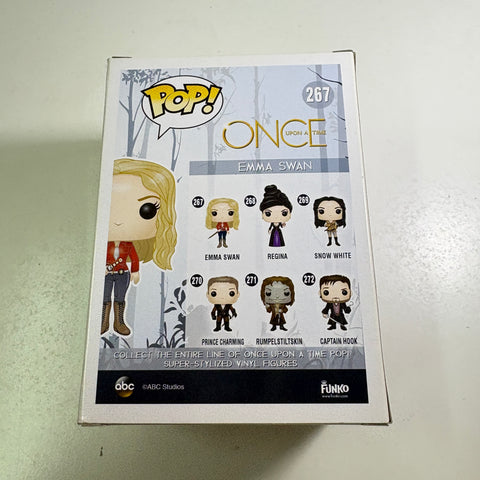 BOX FLAW VIEW PHOTOS Once Upon a Time - Emma Swan Funko Pop 267 (11.4 Cm L × 8.9 Cm W × 15.9 Cm H)