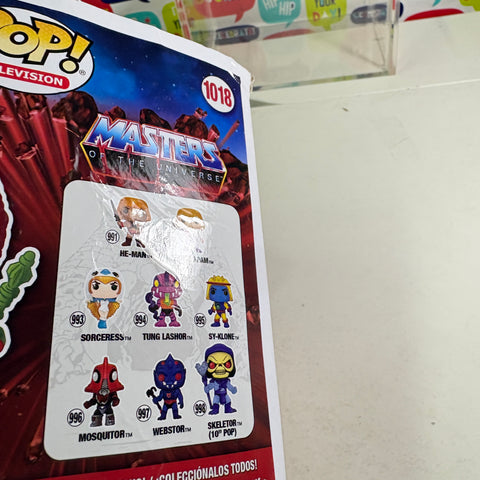 BOX DAMAGE VIEW PHOTOS Clawful SHARED - Masters of the Universe Funko Pop Vinyl Figure (11.4 Cm L × 8.9 Cm W × 15.9 Cm H)