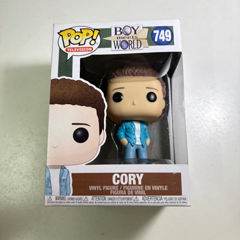 BOX FLAW VIEW PHOTOS Cory - Boys Meets World Funko Pop 749 (11.4 Cm L × 8.9 Cm W × 15.9 Cm H)