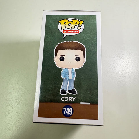 BOX FLAW VIEW PHOTOS Cory - Boys Meets World Funko Pop 749 (11.4 Cm L × 8.9 Cm W × 15.9 Cm H)