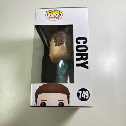BOX FLAW VIEW PHOTOS Cory - Boys Meets World Funko Pop 749 (11.4 Cm L × 8.9 Cm W × 15.9 Cm H)
