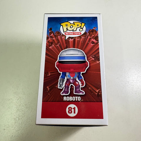 Roboto SHARED - Masters of the Universe Funko Pop 81 Vinyl Figure (11.4 Cm L × 8.9 Cm W × 15.9 Cm H)