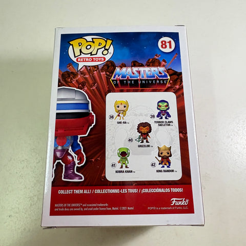 Roboto SHARED - Masters of the Universe Funko Pop 81 Vinyl Figure (11.4 Cm L × 8.9 Cm W × 15.9 Cm H)