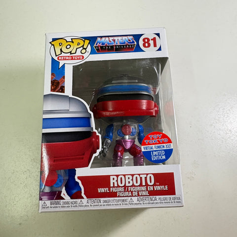 Roboto CON - Masters of the Universe Funko Pop 81 Vinyl Figure (11.4 Cm L × 8.9 Cm W × 15.9 Cm H)