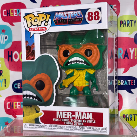 Mer-man - Masters of the Universe Funko Pop 88 Vinyl Figure (11.4 Cm L × 8.9 Cm W × 15.9 Cm H)