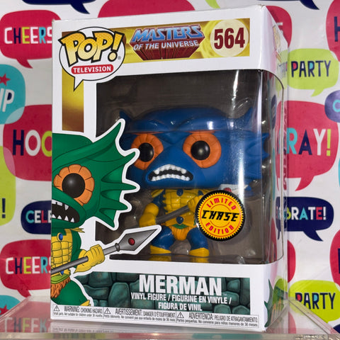 Mer-man BLUE CHASE - Masters of the Universe Funko Pop Vinyl Figure (11.4 Cm L × 8.9 Cm W × 15.9 Cm H)