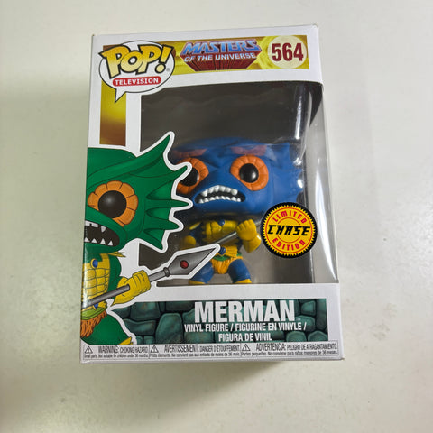 Mer-man BLUE CHASE - Masters of the Universe Funko Pop Vinyl Figure (11.4 Cm L × 8.9 Cm W × 15.9 Cm H)