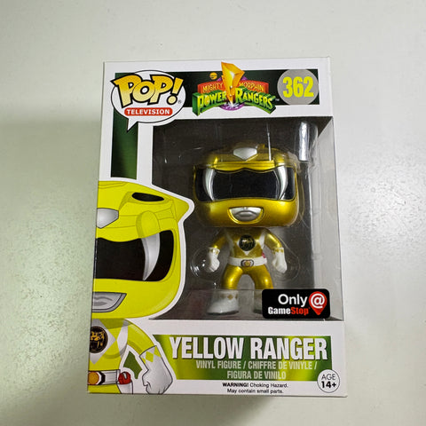 Yellow Ranger (Metallic) - Power Ranger Funko Pop 362 (11.4 Cm L × 8.9 Cm W × 15.9 Cm H)