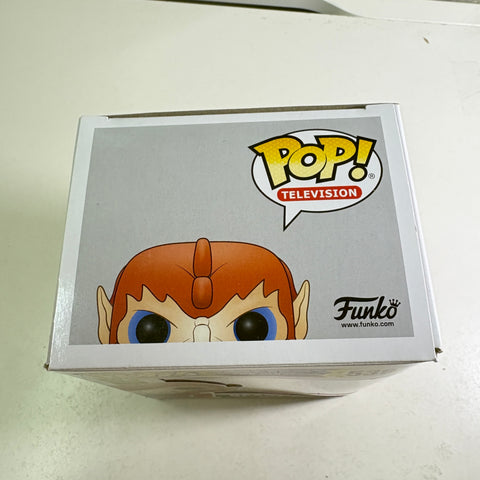 BOX FLAWS VIEW PHOTOS Beast Man FLOCKED - Masters of the Universe Funko Pop 539 Vinyl Figure (11.4 Cm L × 8.9 Cm W × 15.9 Cm H)