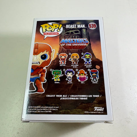 BOX FLAWS VIEW PHOTOS Beast Man - Masters of the Universe Funko Pop Vinyl Figure (11.4 Cm L × 8.9 Cm W × 15.9 Cm H)