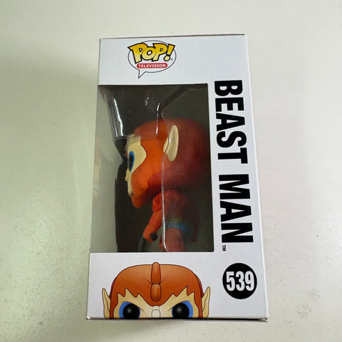 BOX FLAWS VIEW PHOTOS Beast Man - Masters of the Universe Funko Pop Vinyl Figure (11.4 Cm L × 8.9 Cm W × 15.9 Cm H)