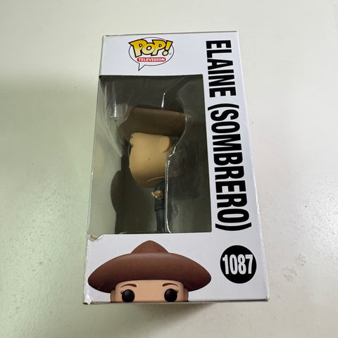 SUNFADED BOX VIEW PHOTOS Elaine Sombrero - Seinfeld Funko Pop 1087 (11.4 Cm L × 8.9 Cm W × 15.9 Cm H)