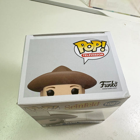 SUNFADED BOX VIEW PHOTOS Elaine Sombrero - Seinfeld Funko Pop 1087 (11.4 Cm L × 8.9 Cm W × 15.9 Cm H)