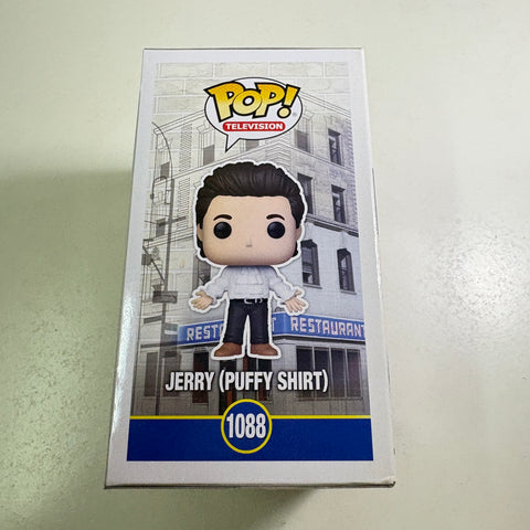 SUNFADED BOX VIEW PHOTOS Jerry Puffy Shirt - Seinfeld Funko Pop 1088 (11.4 Cm L × 8.9 Cm W × 15.9 Cm H)