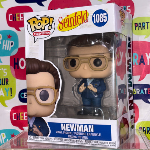 SEVERE BOX DAMAGE VIEW PHOTOS Newman  - Seinfeld Funko Pop 1085 (11.4 Cm L × 8.9 Cm W × 15.9 Cm H) (Copy)