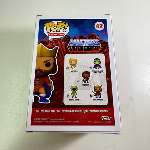 King Randor - Masters of the Universe Funko Pop 42 Vinyl Figure (11.4 Cm L × 8.9 Cm W × 15.9 Cm H)