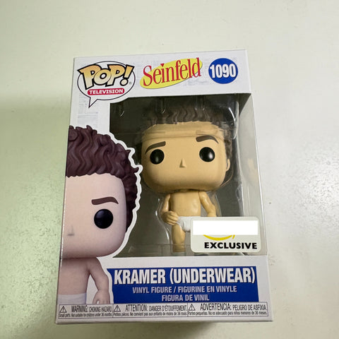SUNFADED BOX VIEW PHOTOS Kramer - Seinfeld Funko Pop 1090 Exclusive (11.4 Cm L × 8.9 Cm W × 15.9 Cm H)