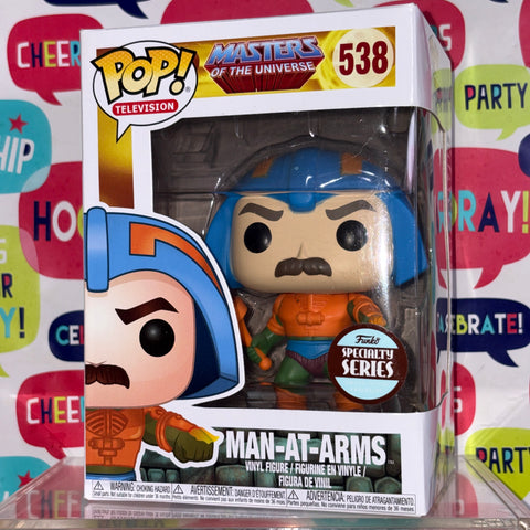 Man-at-Arms - Masters of the Universe Funko Pop 538 Vinyl Figure (11.4 Cm L × 8.9 Cm W × 15.9 Cm H)