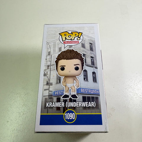 SUNFADED BOX VIEW PHOTOS Kramer - Seinfeld Funko Pop 1090 Exclusive (11.4 Cm L × 8.9 Cm W × 15.9 Cm H)