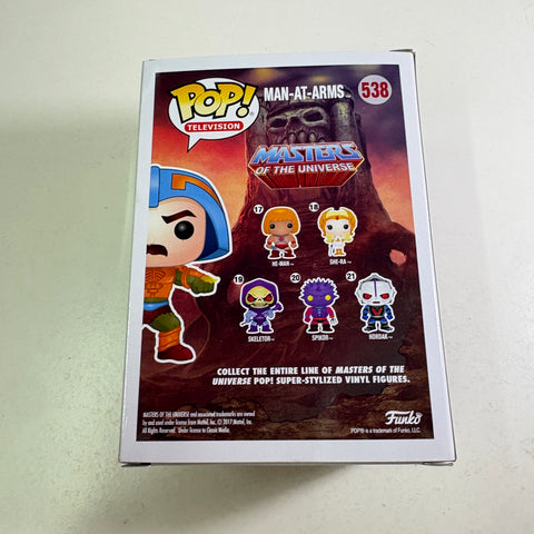 Man-at-Arms - Masters of the Universe Funko Pop 538 Vinyl Figure (11.4 Cm L × 8.9 Cm W × 15.9 Cm H)
