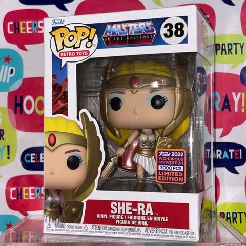 She-ra - Masters of the Universe Funko Pop 38 Vinyl Figure (11.4 Cm L × 8.9 Cm W × 15.9 Cm H)